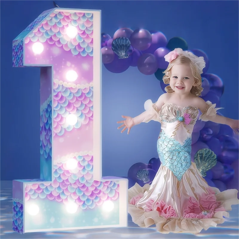 Radiant 4FT DIY Light Up Numbers for Celebrations ATHLEXES