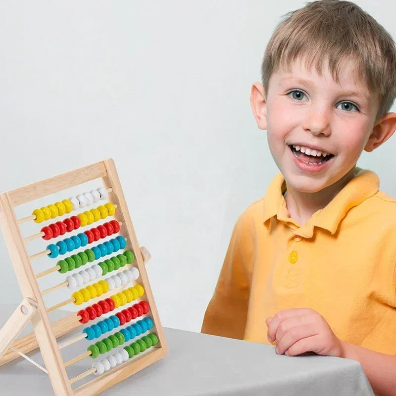 Wooden Counting Beads Educational Toy Set ATHLEXES