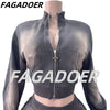 FAGADOER Pink Tie Dye Crop & Skirt Set for Women ATHLEXES