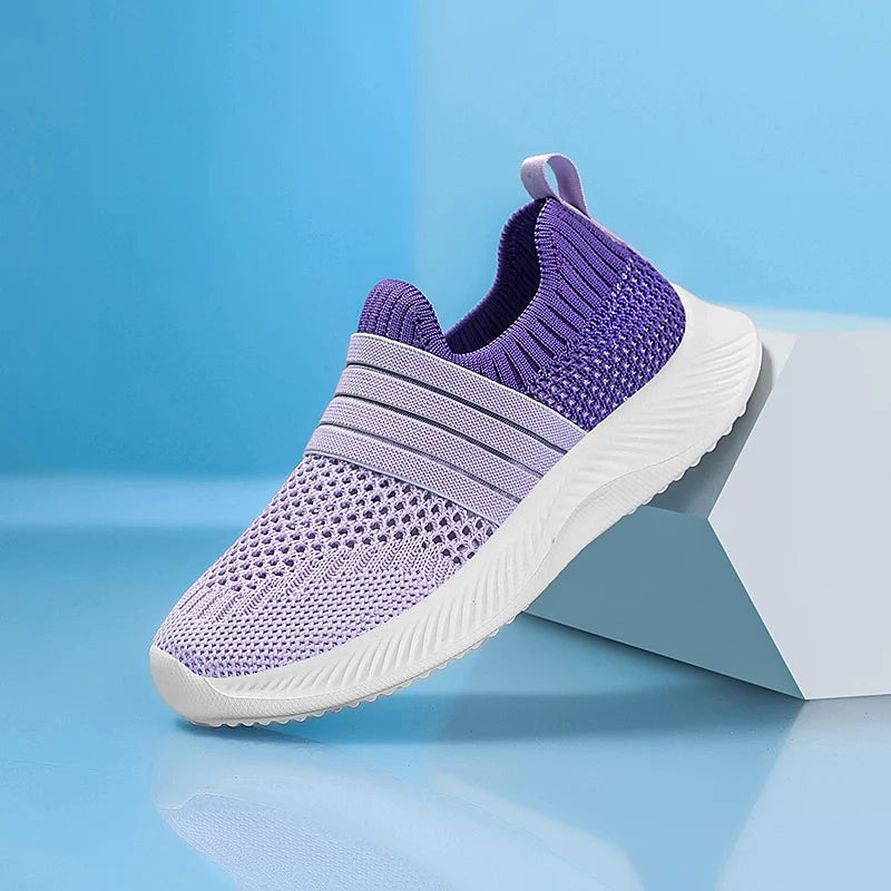 CoolBlue Kids Mesh Running Sneakers ATHLEXES