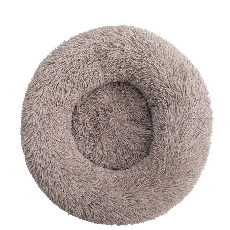 Plush Pet Bed Large Dogs Cats Soothing Round Mat Cozy Sleeping Pad Small Medium Animals Soft Cushion House 2024 New ATHLEXES