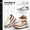 Apricot Lace-Up Women's Tennis & Walking Shoes ATHLEXES