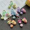 Kawaii Flocking Cartoon Keychain Set ATHLEXES