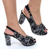 Venus Chan Green Crystal High Heel Wedding Sandals ATHLEXES