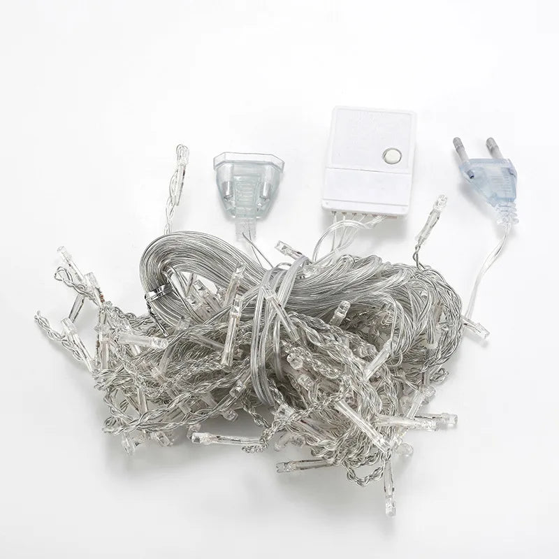 Enchanting LED Fairy Curtain Lights for Outdoor Decor ATHLEXES