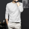 Autumn New Promotion Ice Silk Men's V-Neck Casual Top 2023 ATHLEXES
