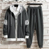 Chic Comfort Men's Hooded Cardigan Set ATHLEXES