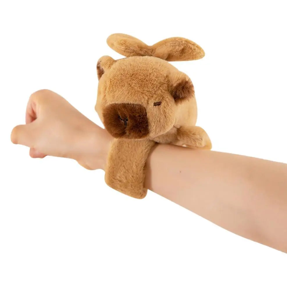 Kawaii Capybara Plush Slap Bracelet Toy ATHLEXES