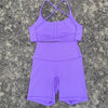Athletic Comfort Yoga Set with Cross Straps ATHLEXES