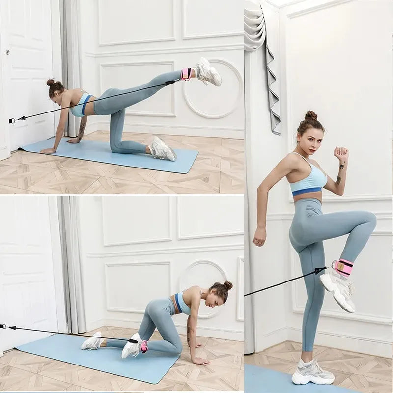 Premium Cable Ankle Straps for Strength Training ATHLEXES