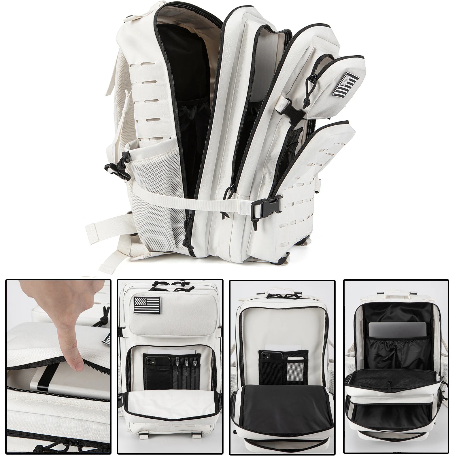 QT&QY 25L/45L Tactical Backpack for Outdoor Survival Use ATHLEXES