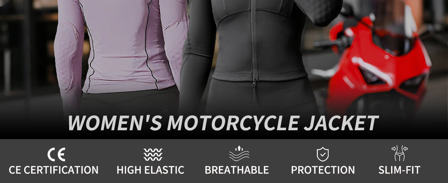 WOSAWE Women's CE Certified Motorcycle Jacket ATHLEXES