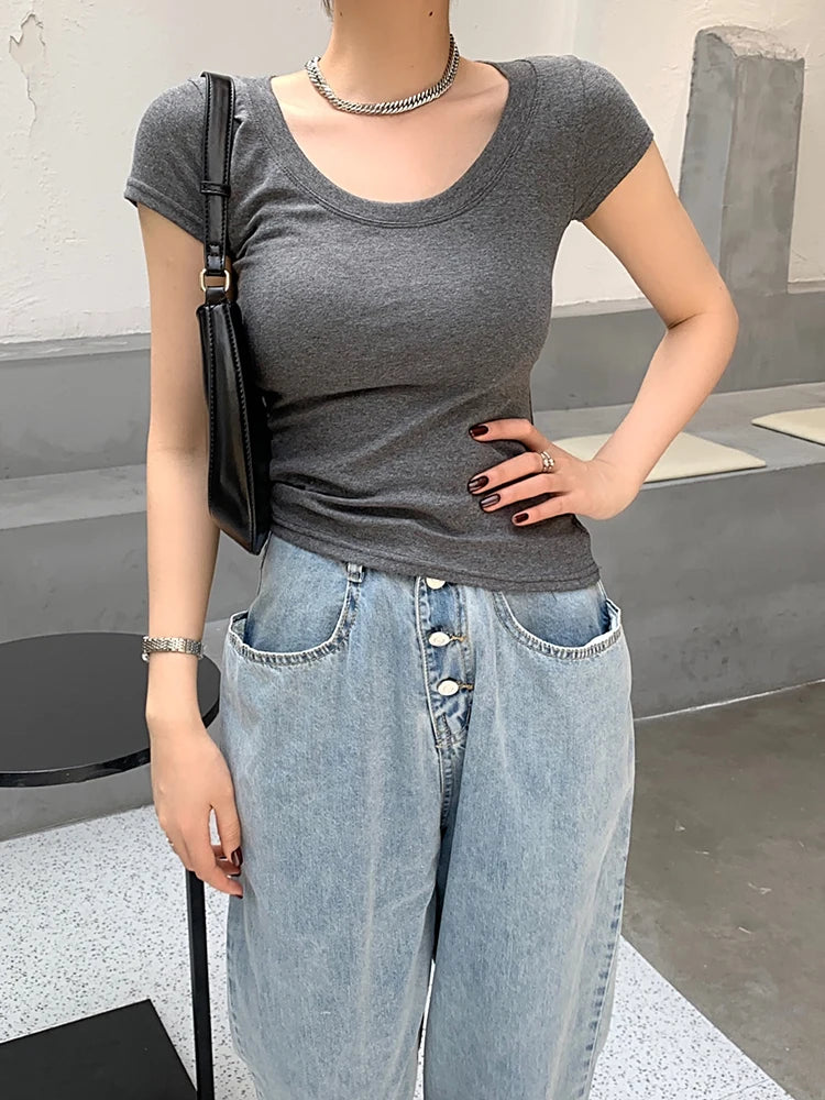 AOSSVIAO 100% Cotton Womenâ??s Slim Fit Tees ATHLEXES