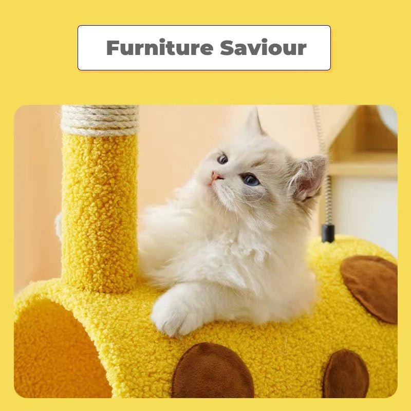 Cute Tree Tower Cat Scratcher ATHLEXES