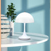 LED mushroom small table lamp portable USB charging dimmable flower bud lamp bedroom bedside lamp ATHLEXES