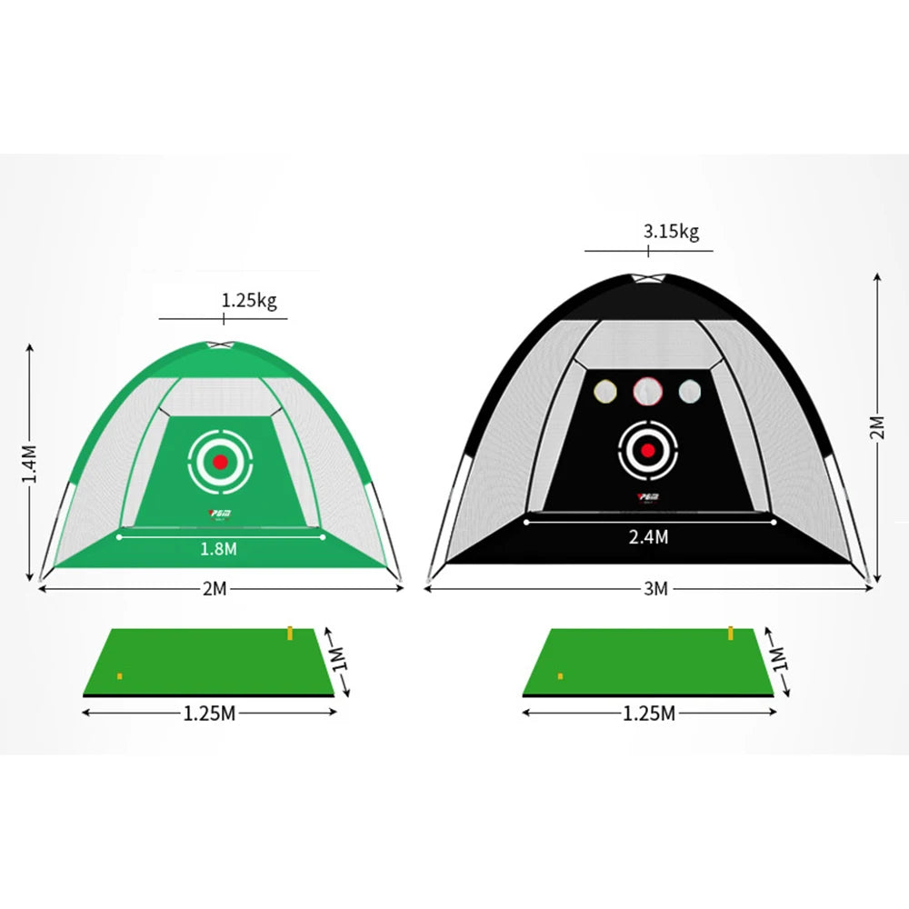PGM Portable Golf Practice Tent Net System ATHLEXES