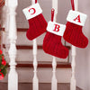 Festive Knitted Christmas Letter Stockings 2024 ATHLEXES