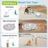 Electric Cat Toy with USB Charging, 360 Rotating, Interactive Puzzle, Intelligent Pet Items, Teasing Feather, Cat Supplies, Acce ATHLEXES