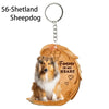 Heartfelt Dog Angel Pendant Keychain ATHLEXES