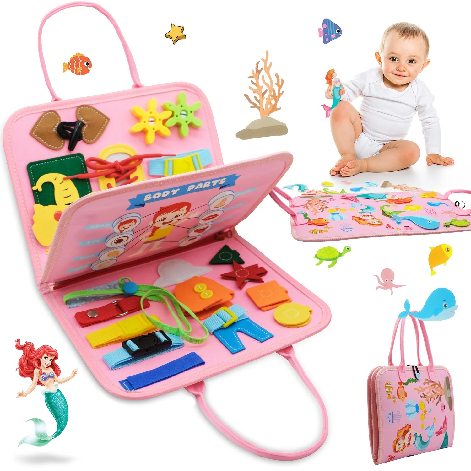 Felt Learning Board Busy Board ATHLEXES