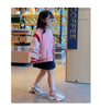 Chic Pink Leather Running Shoes for Young Girls ATHLEXES