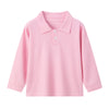 Stylish Kids' Solid Color Polo T-Shirt ATHLEXES