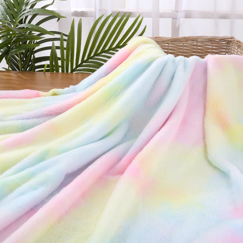 Rainbow Plush DIY Fabric for Creative Crafts ATHLEXES