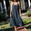 Elegant Cotton Summer Maxi Dress for Women ATHLEXES