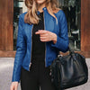 ChicMoto Women's Faux Leather Biker Jacket ATHLEXES