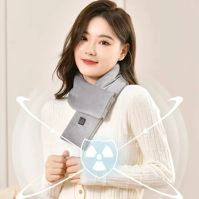 USB Heated Neck Scarf with 3 Temperature Settings ATHLEXES