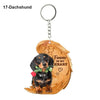 Heartfelt Dog Angel Pendant Keychain ATHLEXES