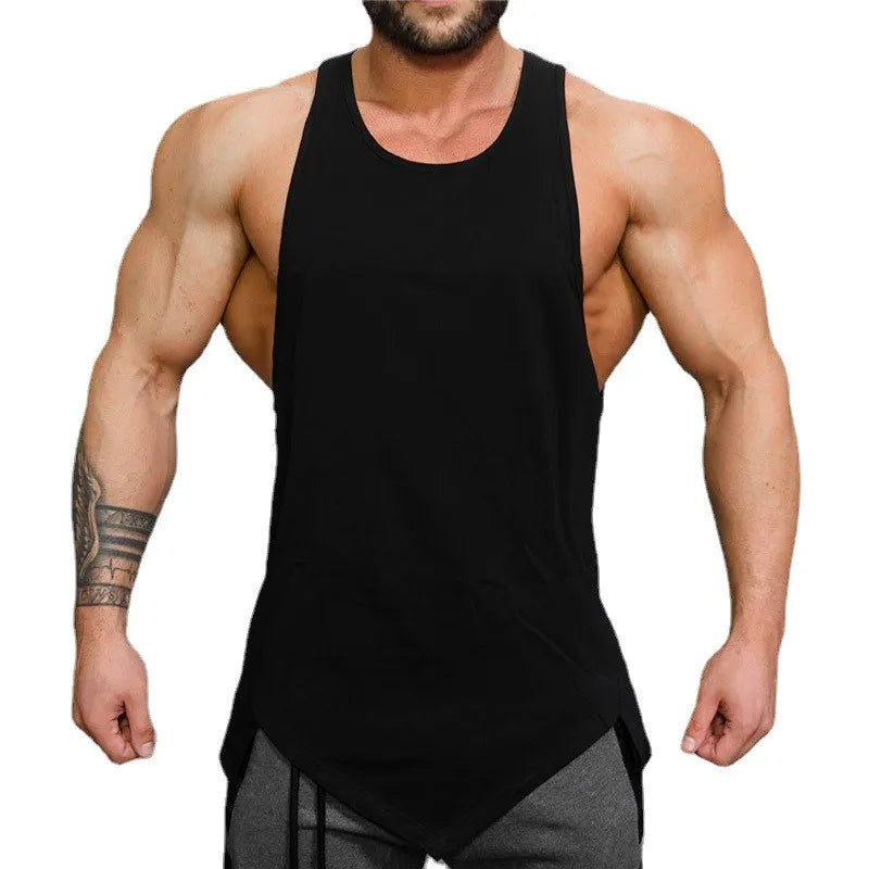 Muscleguys Summer Irregular Hem Tank Top ATHLEXES