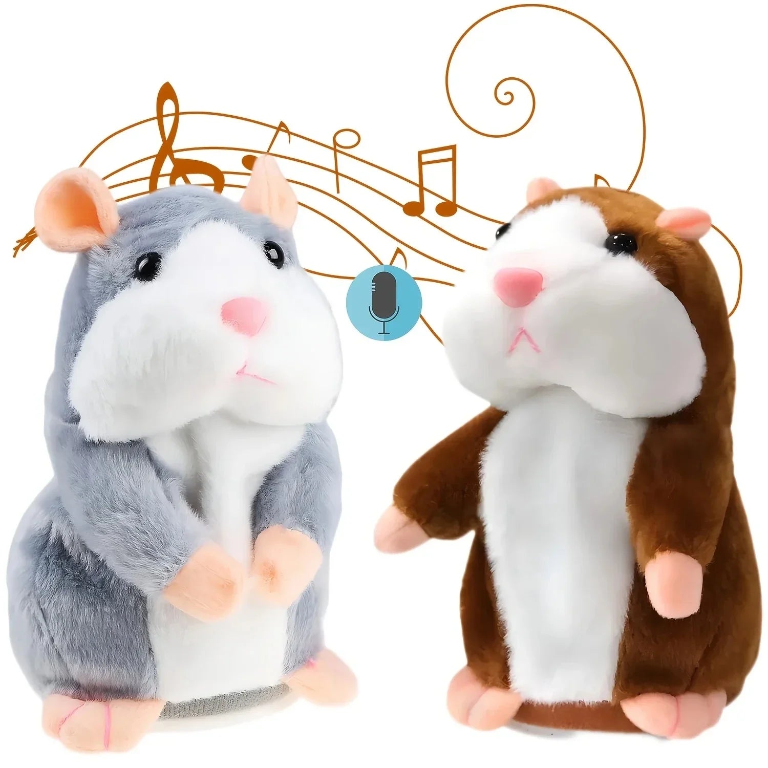 Talking Plush Hamster Toy for Kids ATHLEXES