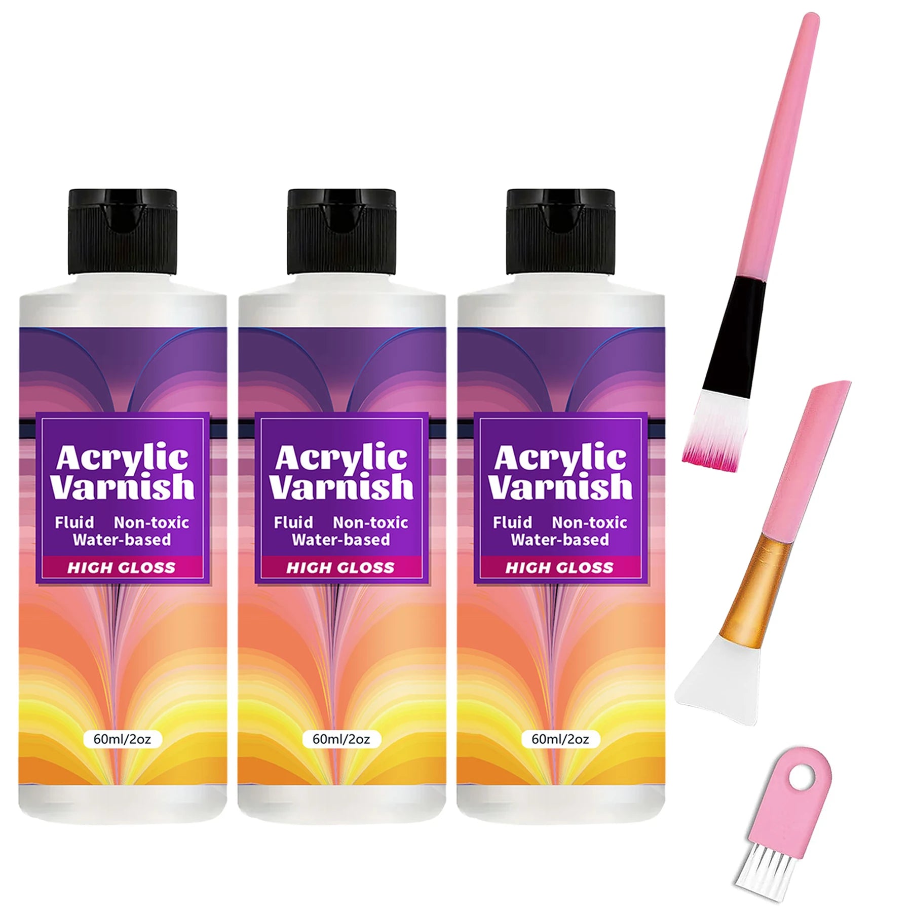 High Gloss Acrylic Varnish 200ML Protective Sealant ATHLEXES