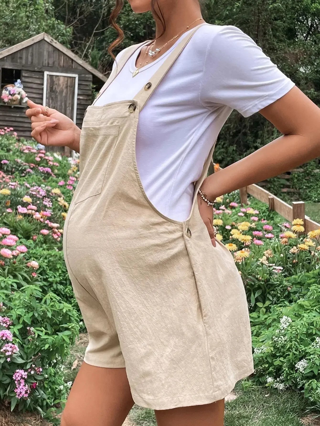 Chic Plus Size Maternity Jumpsuit for Summer Bliss ATHLEXES
