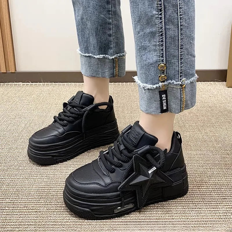 Pink Luxe Chunky Platform Sneakers for Women ATHLEXES