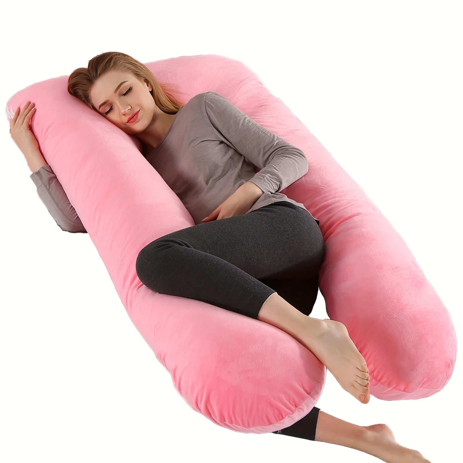 DreamNest Luxury Full-Body Pregnancy Pillow ATHLEXES