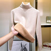 Korean Style Velvet Turtleneck Sweater for Women ATHLEXES