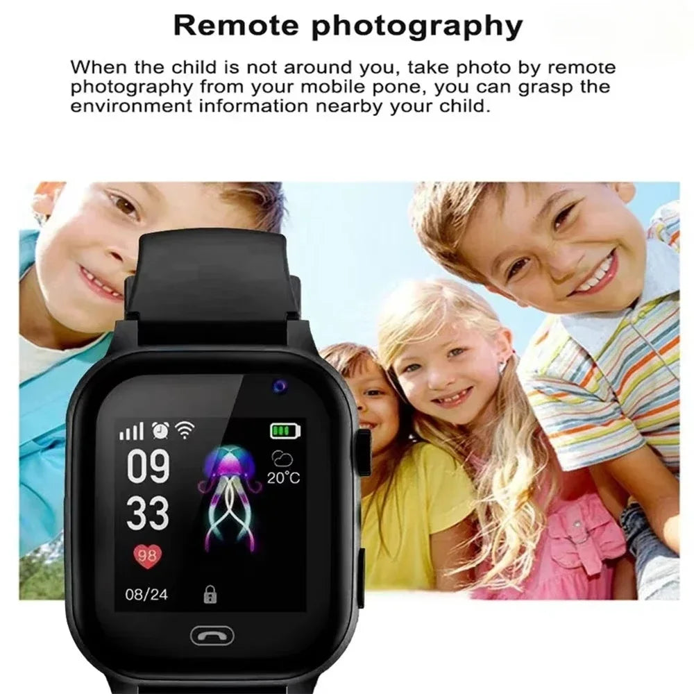 KidSafe GPS Smart Watch with Video Calling ATHLEXES