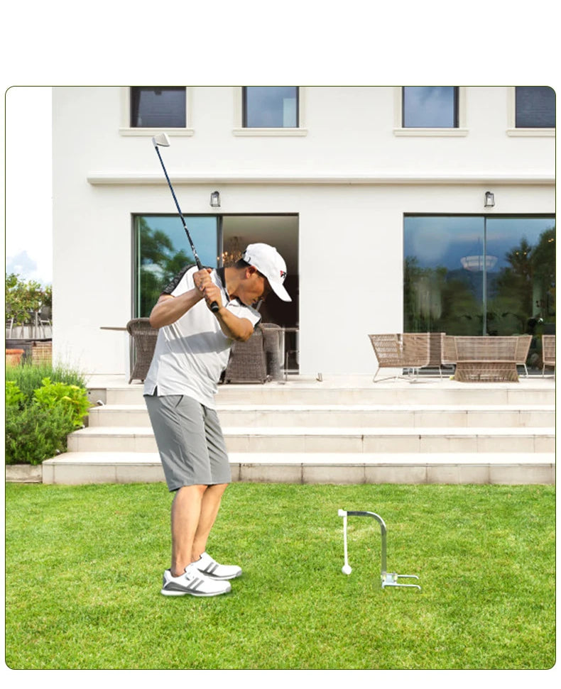 PGM Golf Swing Trainer - 360° Adjustable Practice Aid ATHLEXES