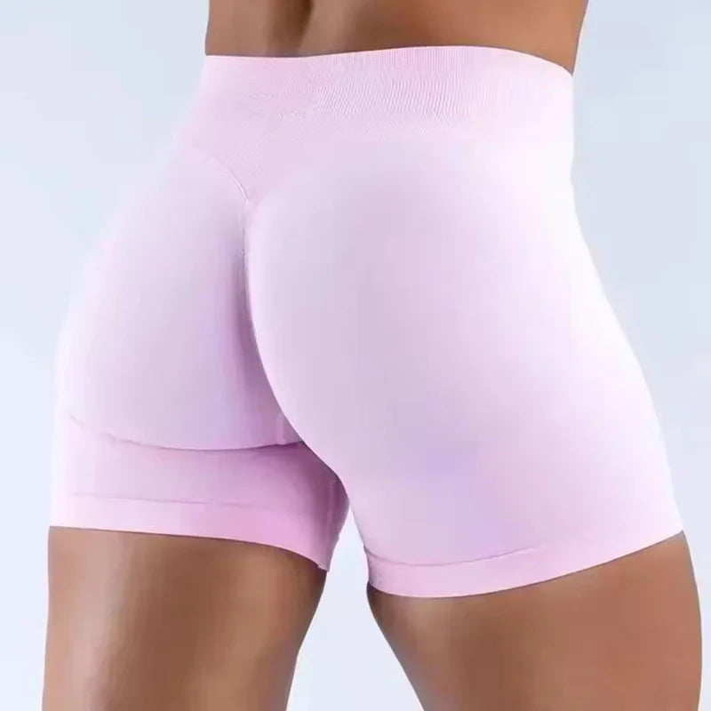 Seamless Flex Ribbed Yoga Shorts for Women ATHLEXES
