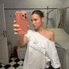 SummerStyle Chic Skew Collar T-Shirt for Women ATHLEXES