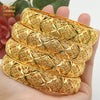 Dubai Bridal Light Luxury Gold Plated Bracelet ATHLEXES