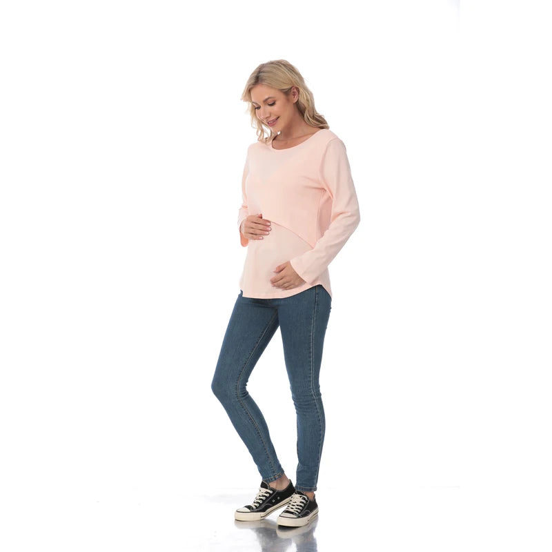 Maternity Comfort Stretch Tee for Breastfeeding ATHLEXES