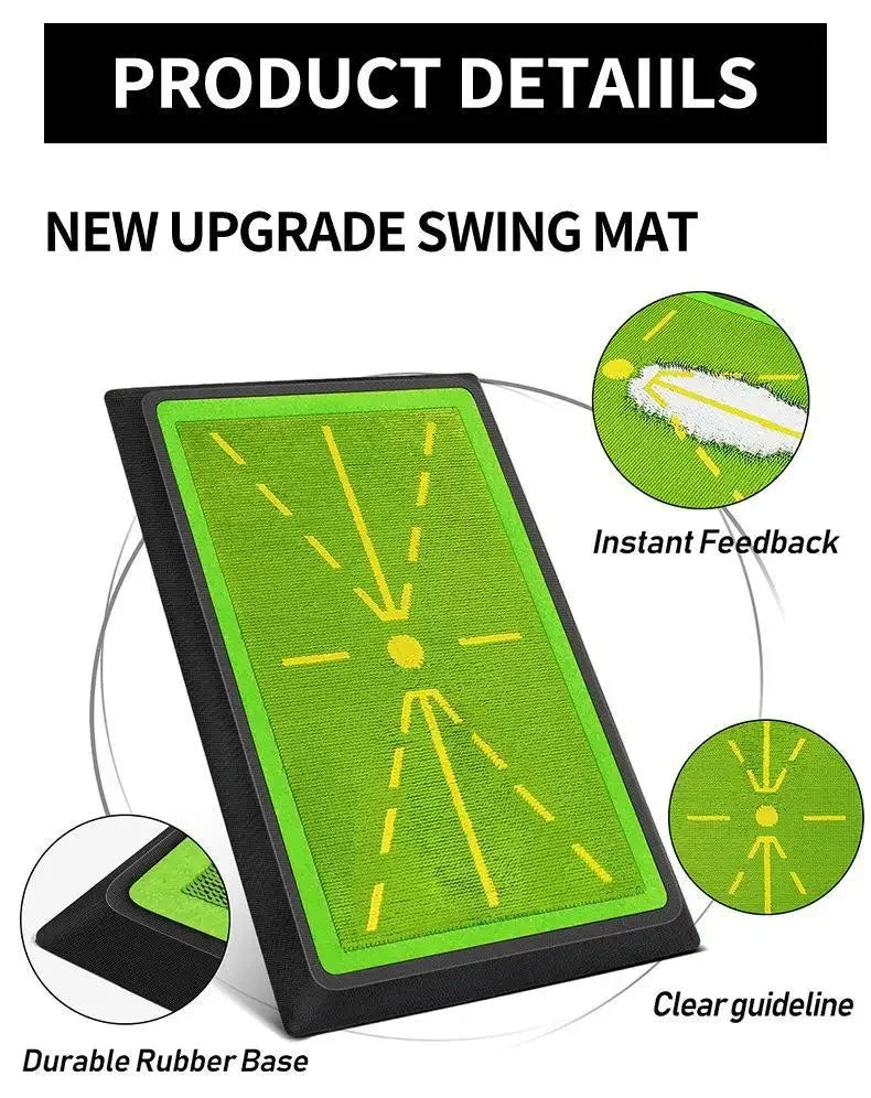 GolfStrike Training Mat for Perfecting Your Swing ATHLEXES