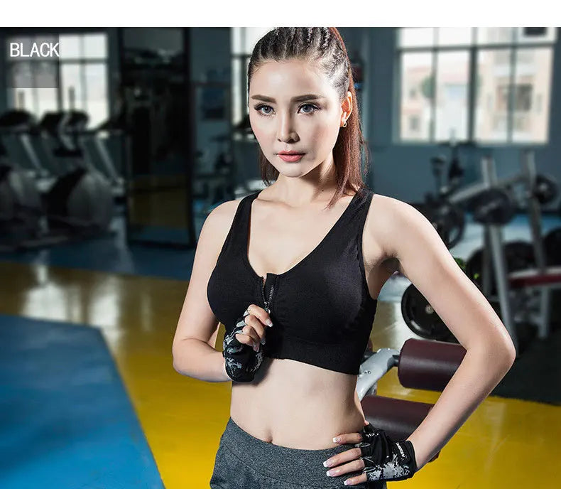 BreatheFit Front Zipper Sports Bra ATHLEXES