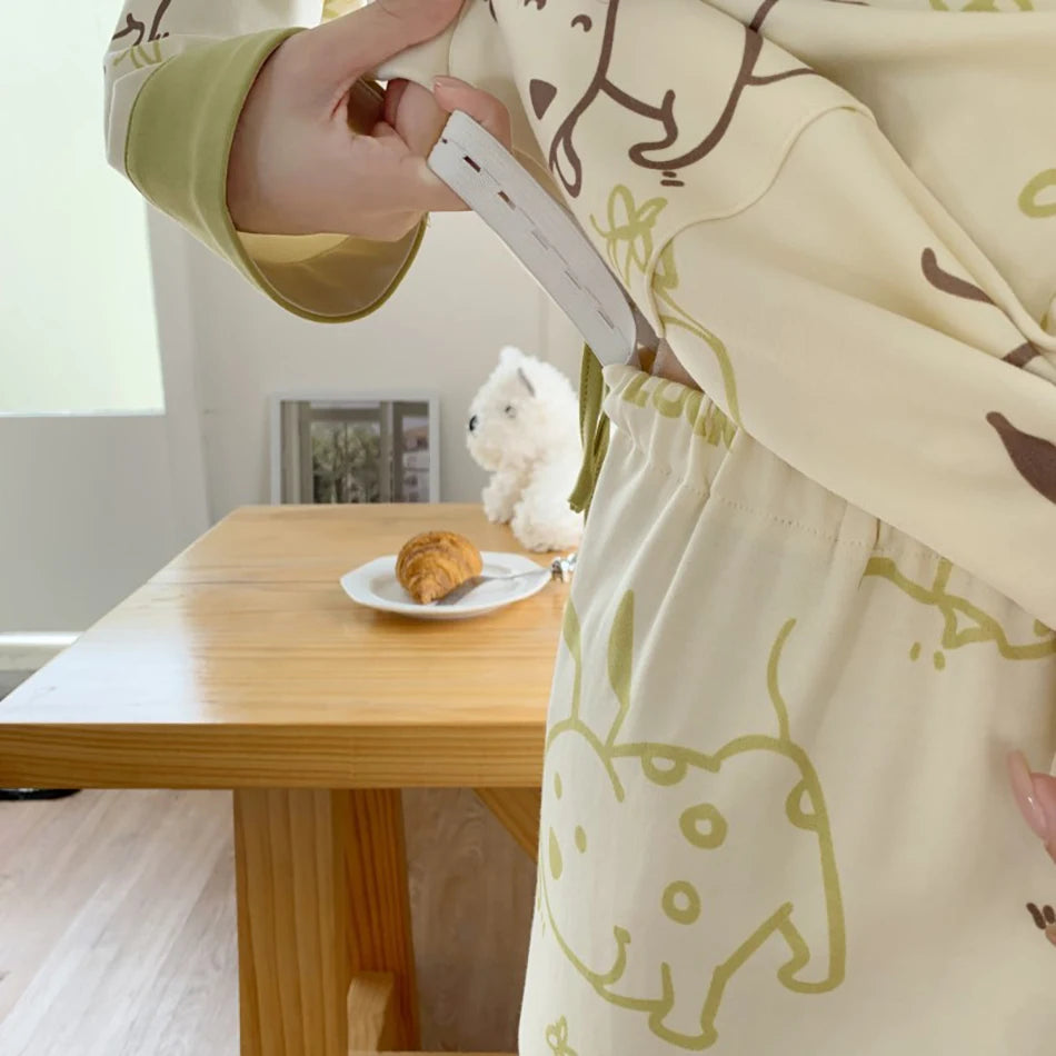 Elegant Maternity Nursing Pajama Set ATHLEXES