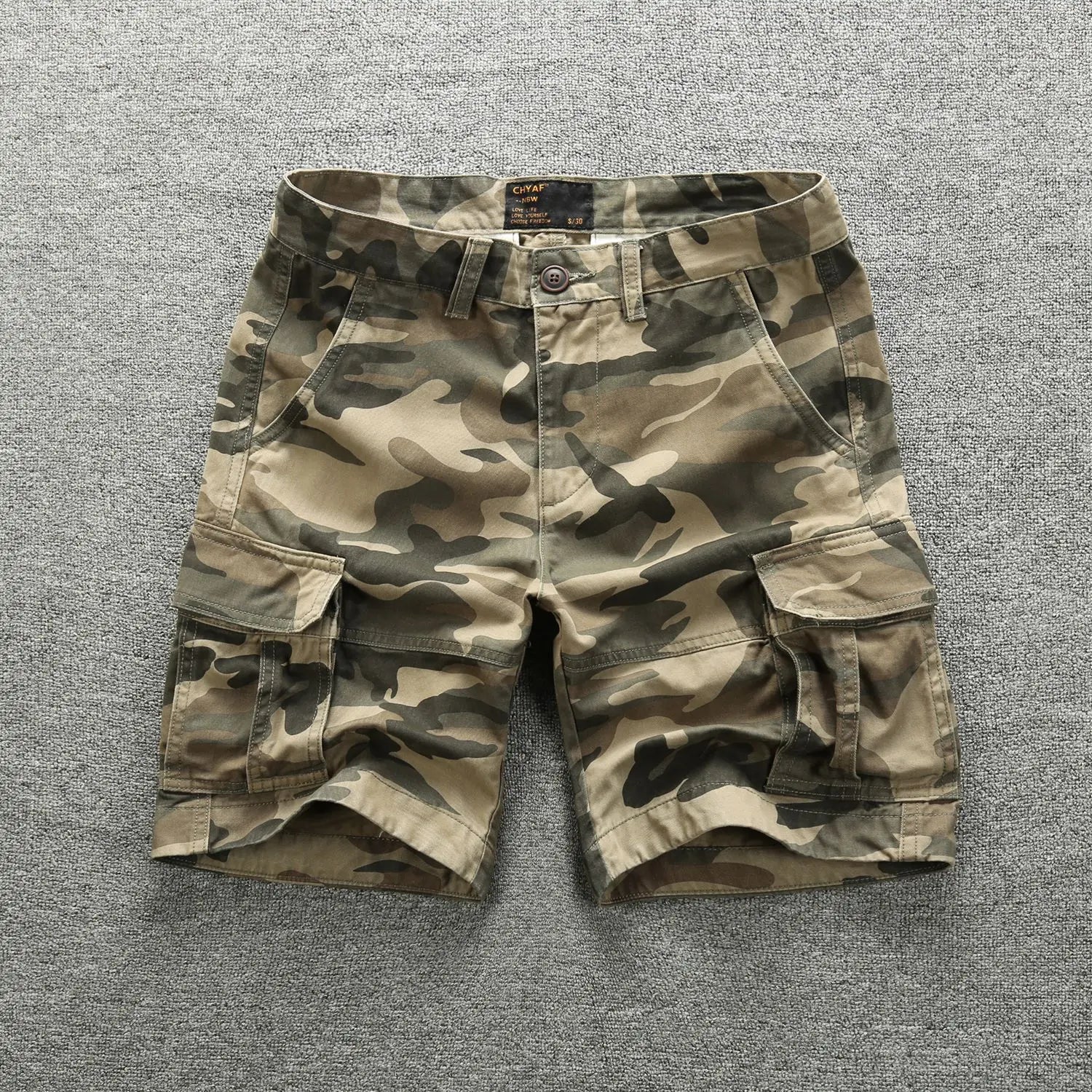 Men's Casual Summer Cargo Shorts - 2023 Camouflage Multi-Pocket Pants ATHLEXES