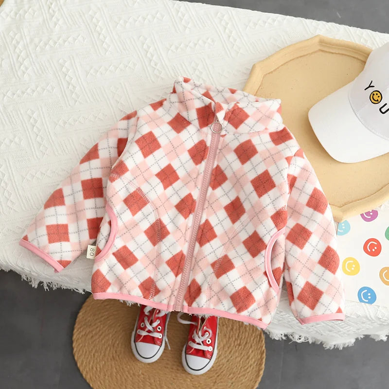 Cozy Chic Thickened Jacket for Girls' Winter Fun ATHLEXES