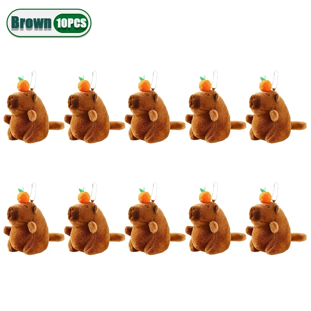 Plush Capybara Keychain Pendant Toy ATHLEXES